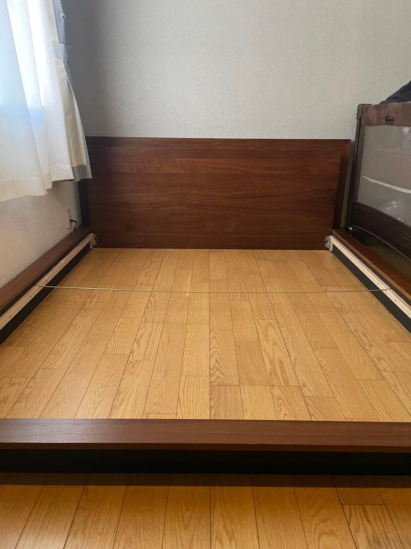 【最終セール】ニトリ　木製スノコベッド クイーンサイズ