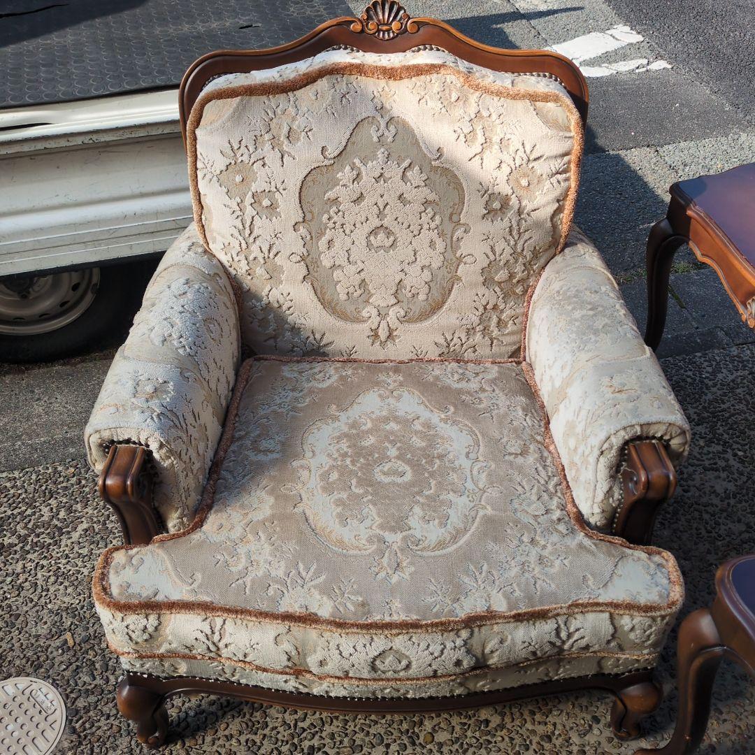 カリモク 金華山 ネコ脚 karimoku 金華山 ソファー 1人用 2脚あり