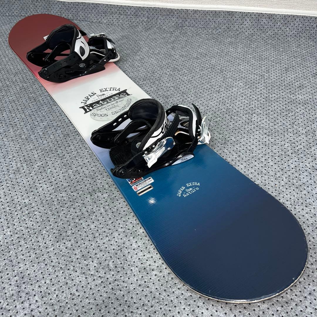 5回使用 キッズスノーボード 130cm SPOON×バイン×ダイヤルブーツ