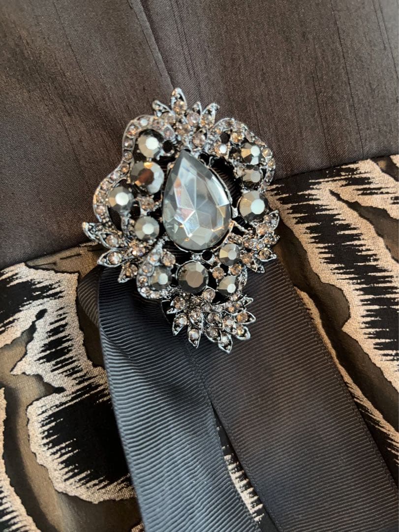 1回着のみ！全円オードリーデザインドレス♡フランス高級変わり生地で素敵なドレープ