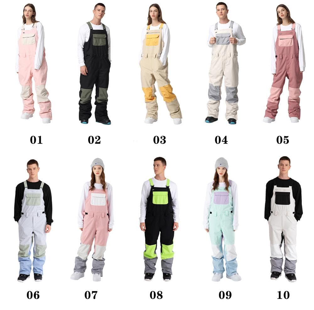 【当日発送】【新品】スノボ ウェア　 ビブパンツ ユニセックス　07 XS