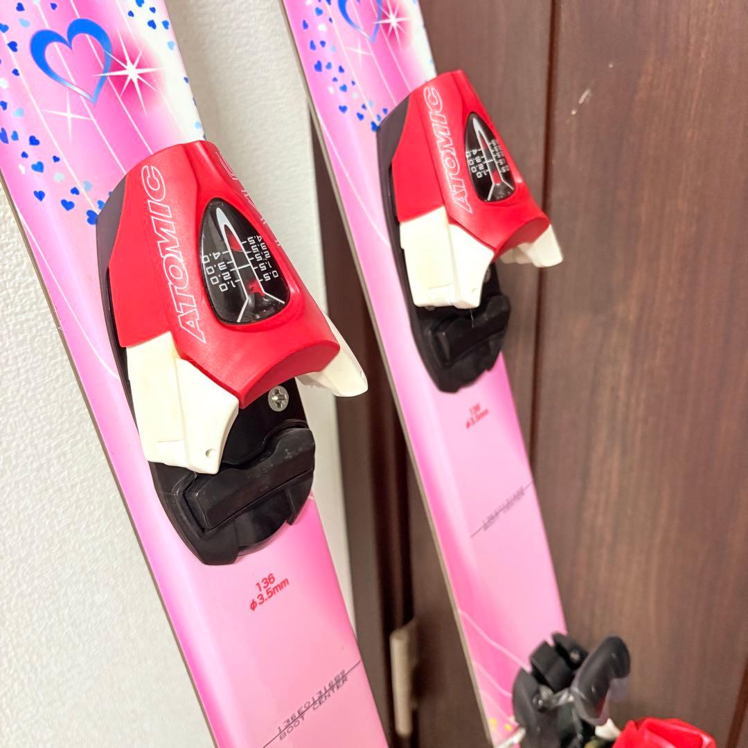 KAZAMA 子ども用スキー3点セット KAZAMA SPAXJ136 ジュニアスキー 3点