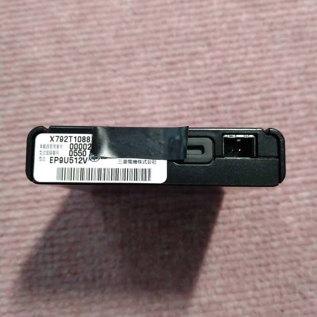 軽自動車登録 一体型 ETC シガー電源 音声付き EP-9U512V 三菱電機