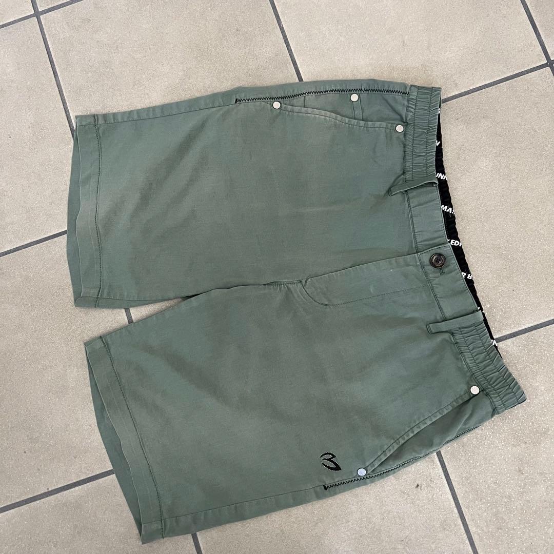 パーリーゲイツ　セットアップ　上下　メンズ　ポロシャツ　ショートパンツ　迷彩　L