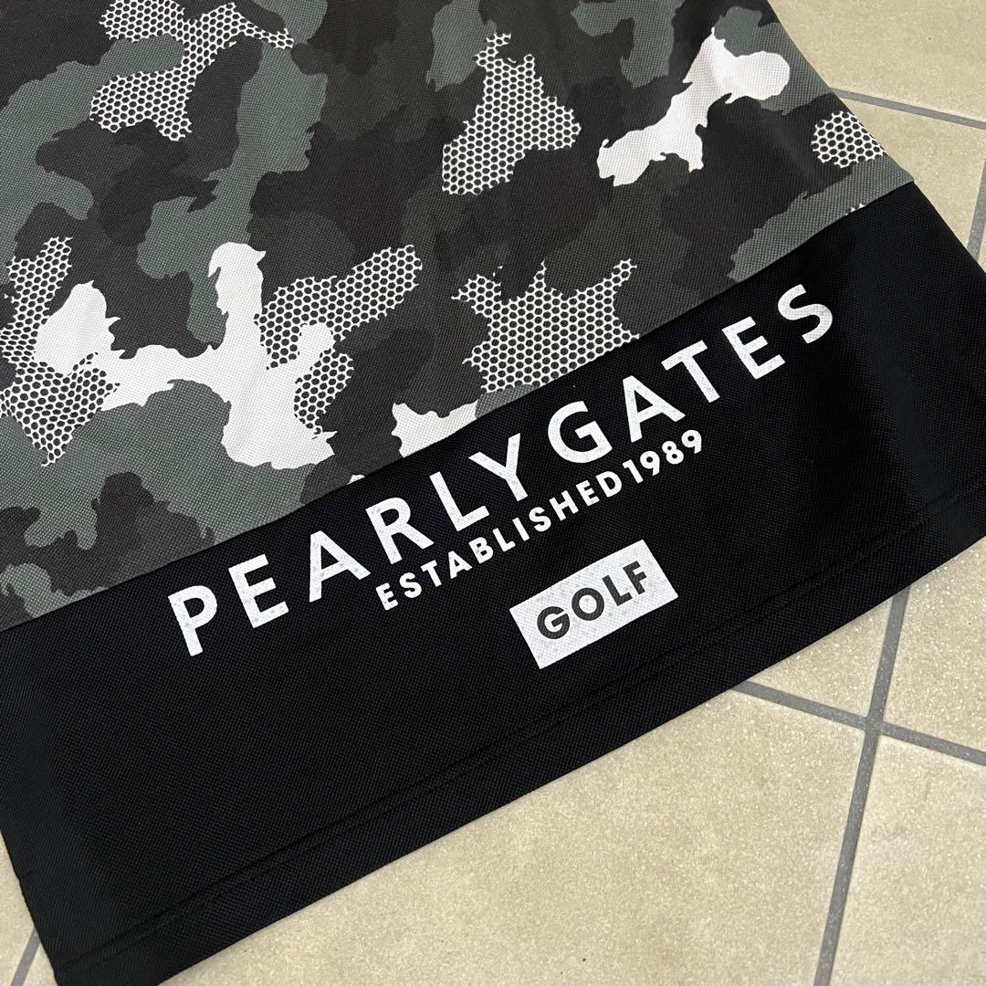 パーリーゲイツ　セットアップ　上下　メンズ　ポロシャツ　ショートパンツ　迷彩　L