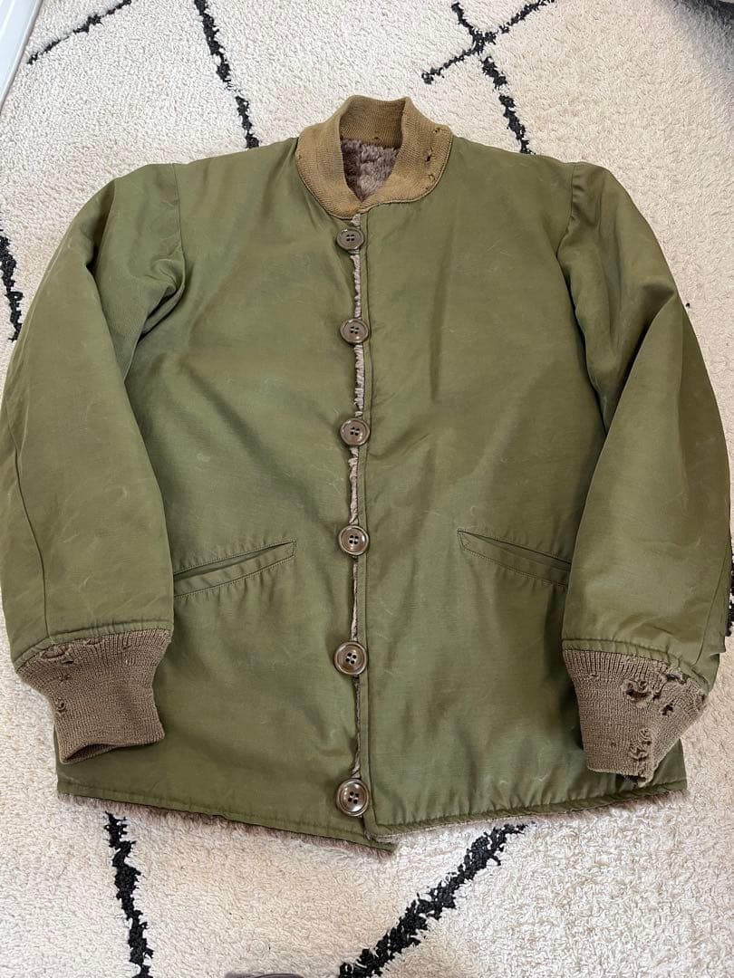 M43 パイルライナー　アルパカ　ミリタリー　40s ARMY ビンテージ 古着