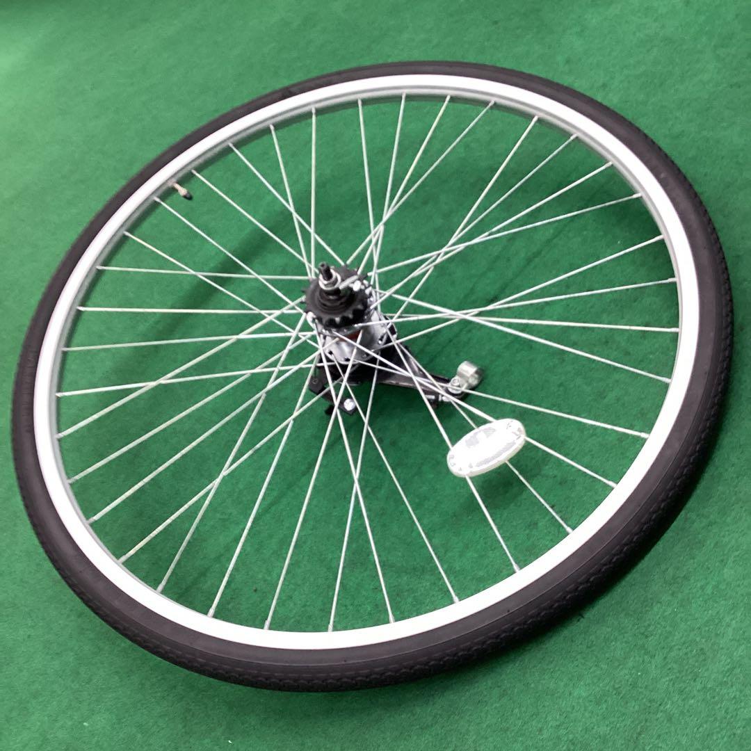 アルミリム　後輪 27x1-3/8 タイヤ付 内装3段 27インチ