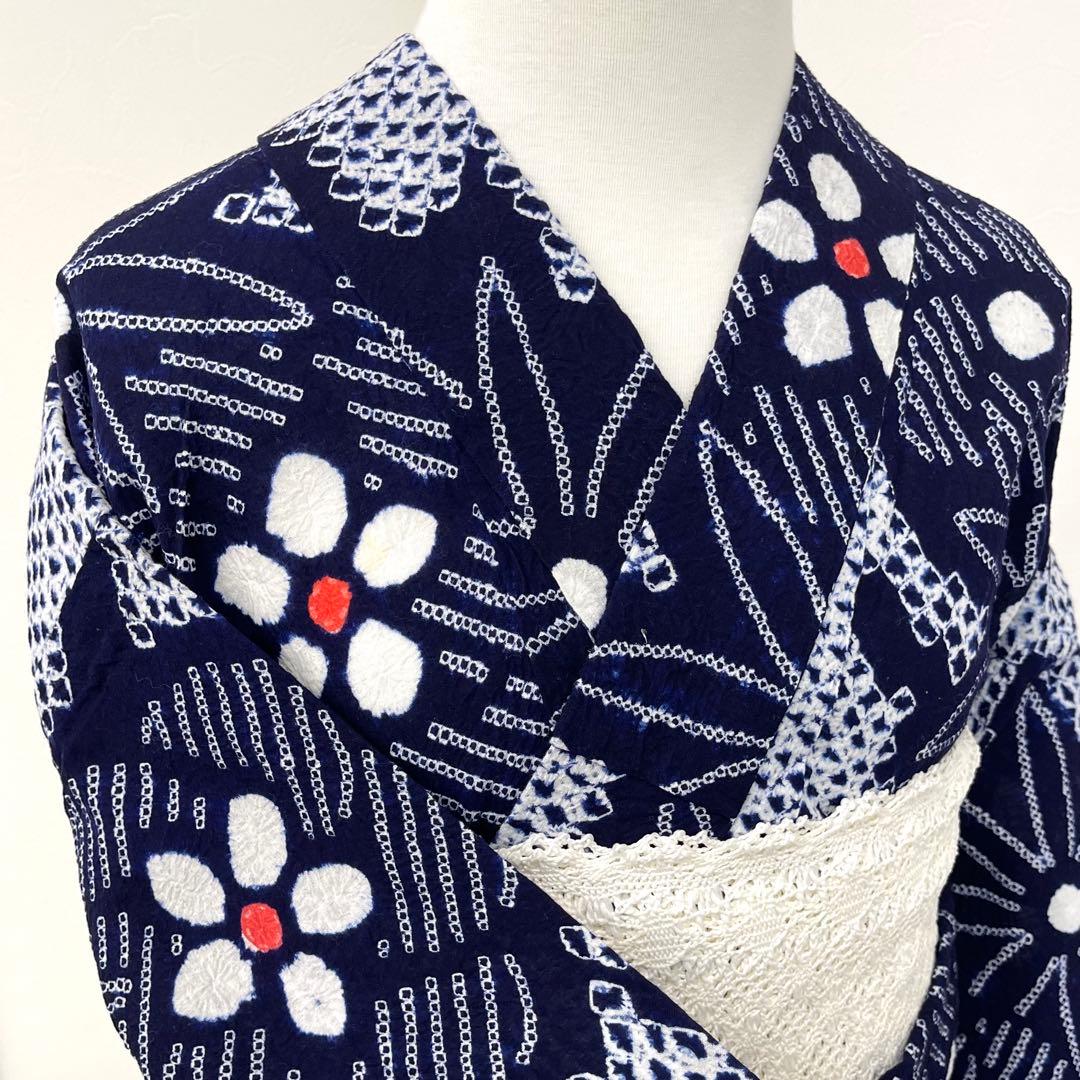 ひだまり様専用です❣️ 【着物と帯 時流】Y25890◇本場有松鳴海絞り浴衣
