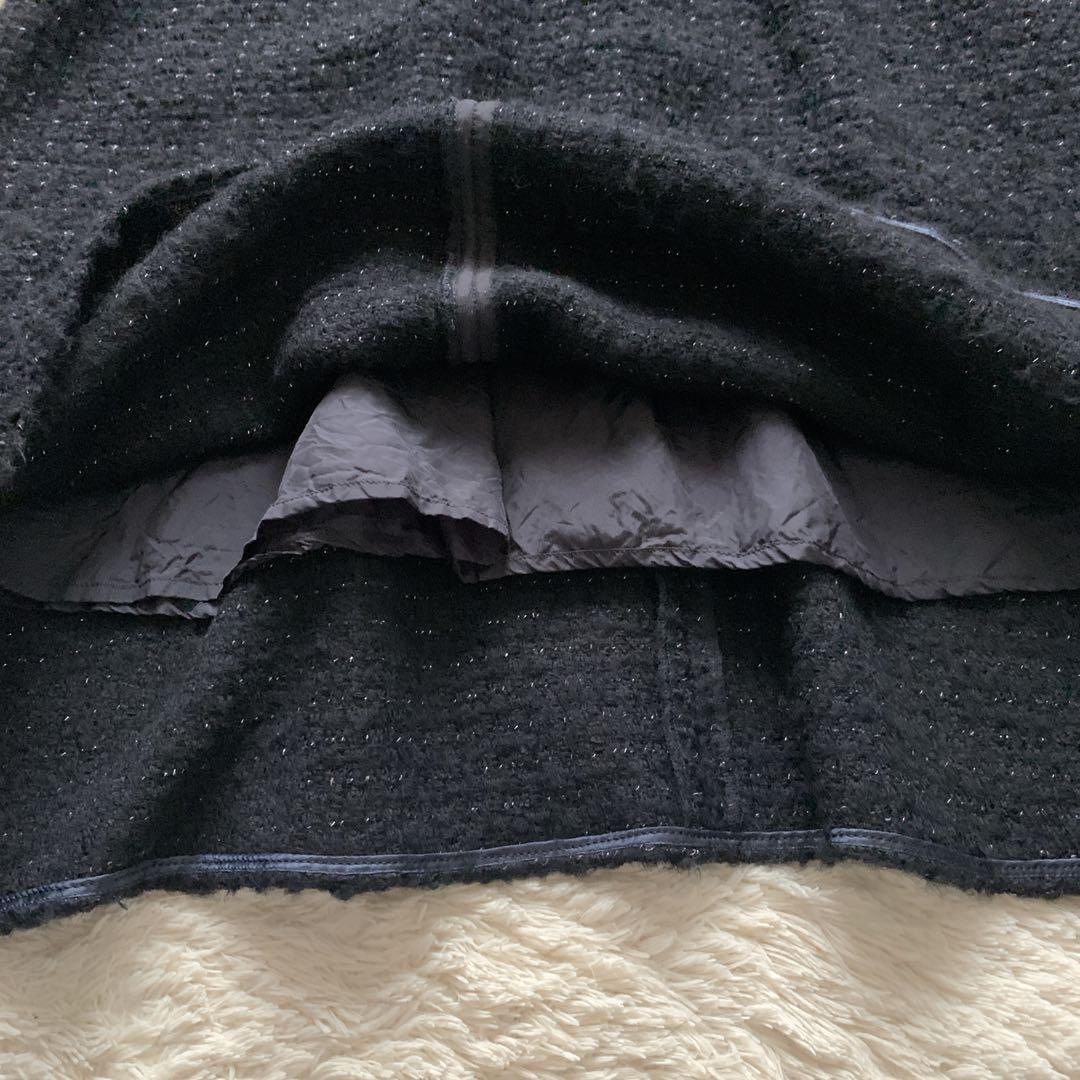 IENA ツイードワンピース 卒入学 フォーマル 豪華　36 Aライン　ウール