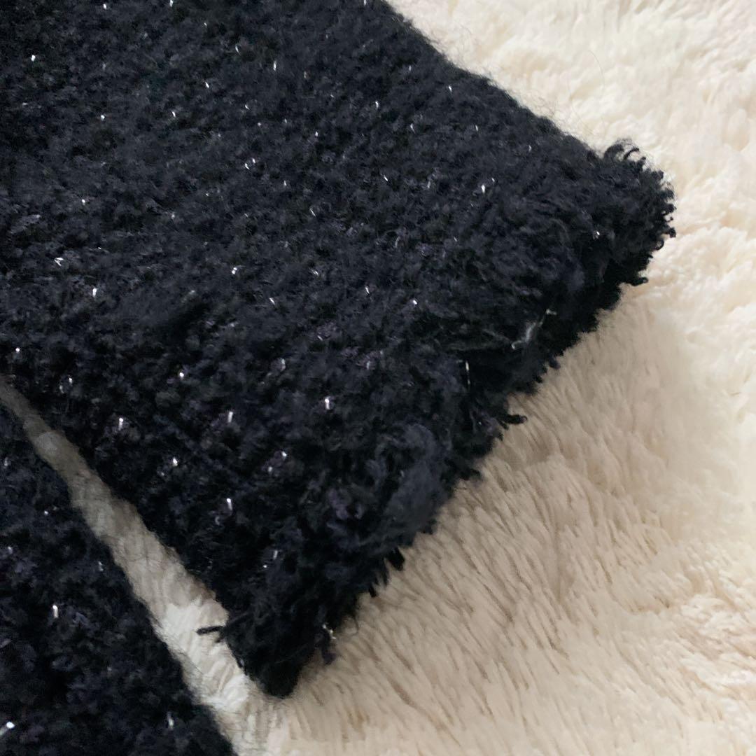 IENA ツイードワンピース 卒入学 フォーマル 豪華　36 Aライン　ウール