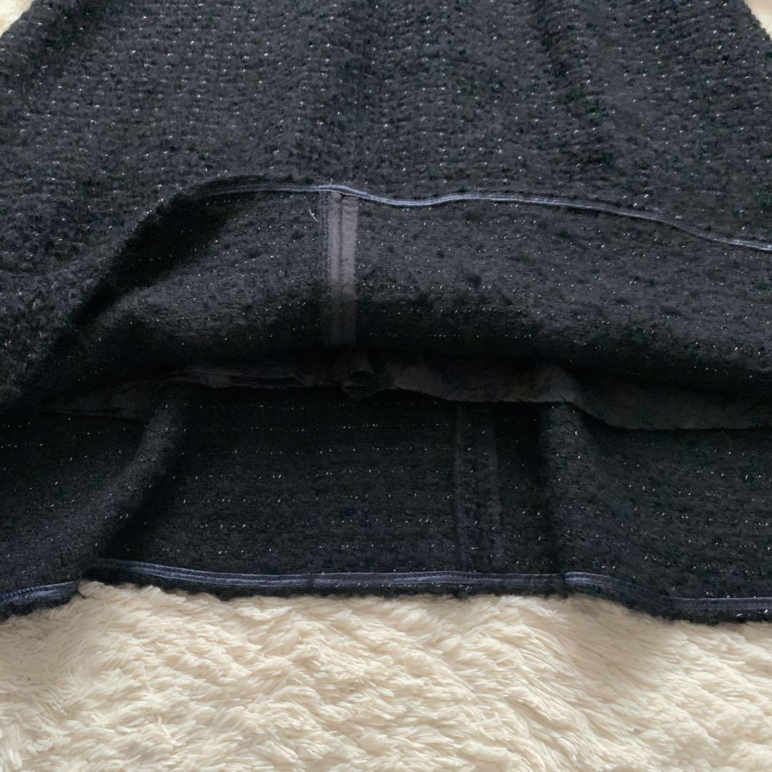 IENA ツイードワンピース 卒入学 フォーマル 豪華　36 Aライン　ウール