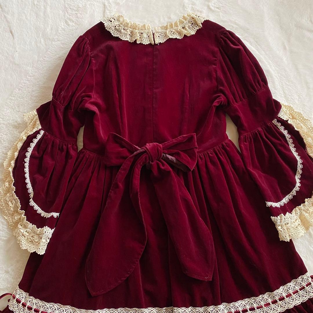 BABY THE STARS SHINE BRIGHT ベルベット　ドレスレース