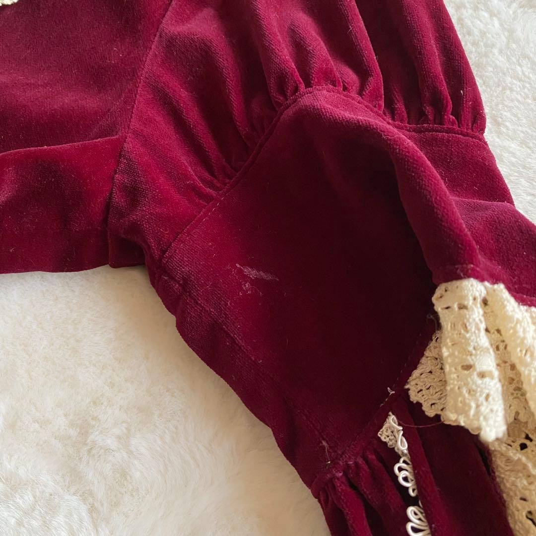 BABY THE STARS SHINE BRIGHT ベルベット　ドレスレース