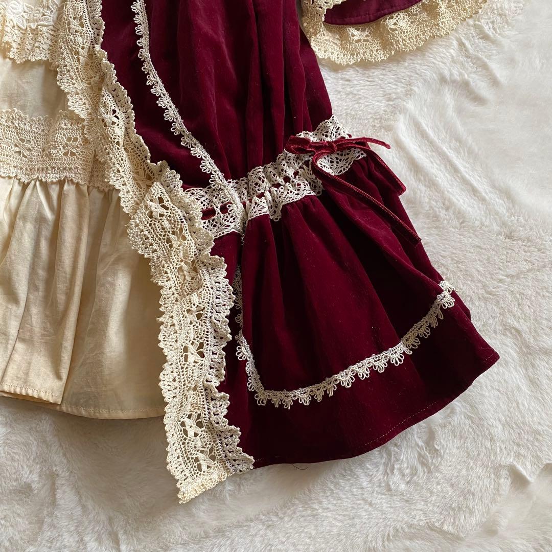 BABY THE STARS SHINE BRIGHT ベルベット　ドレスレース