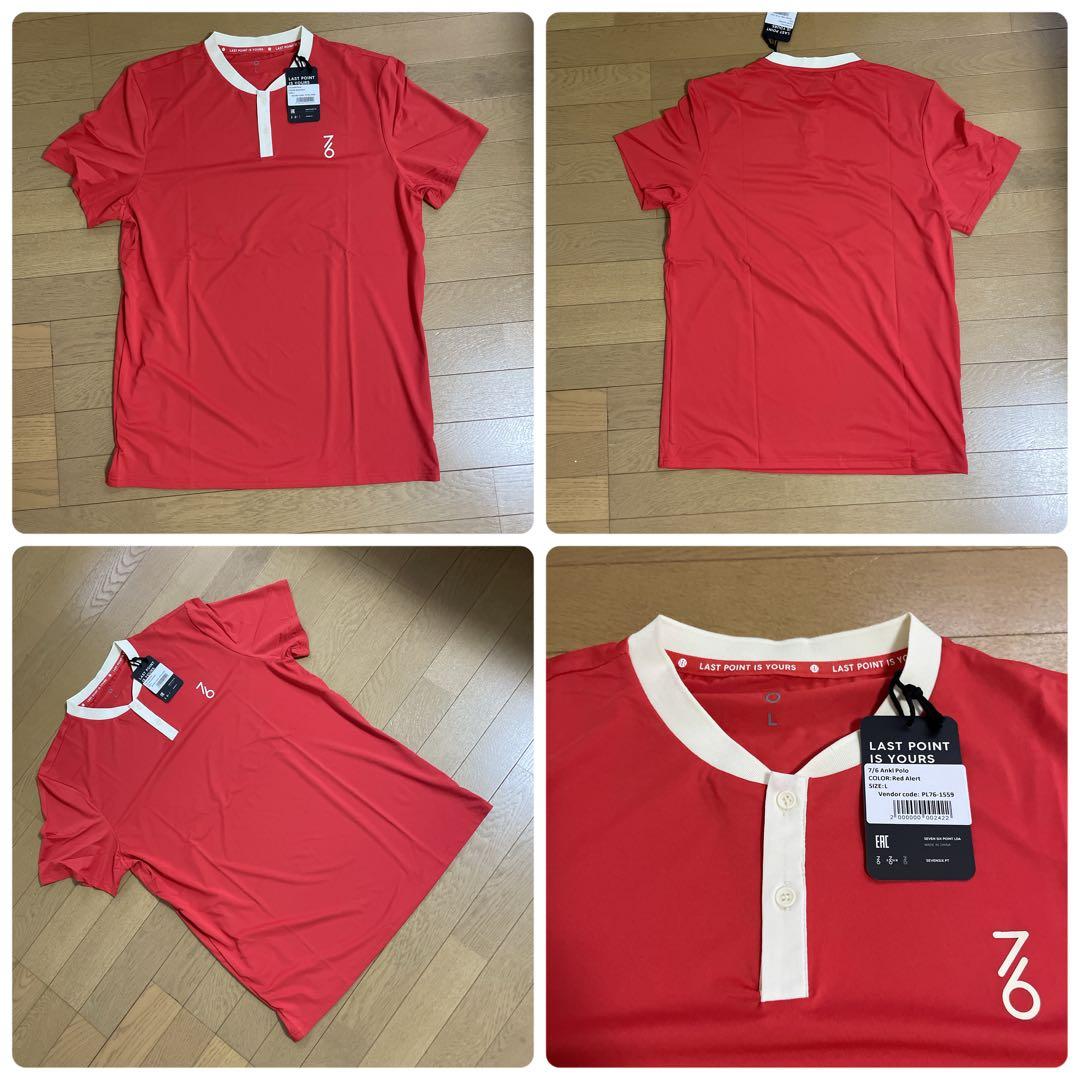 日本初上陸　76 セブンシックス　ゲームシャツ　テニスウェア　サイズL（XL）