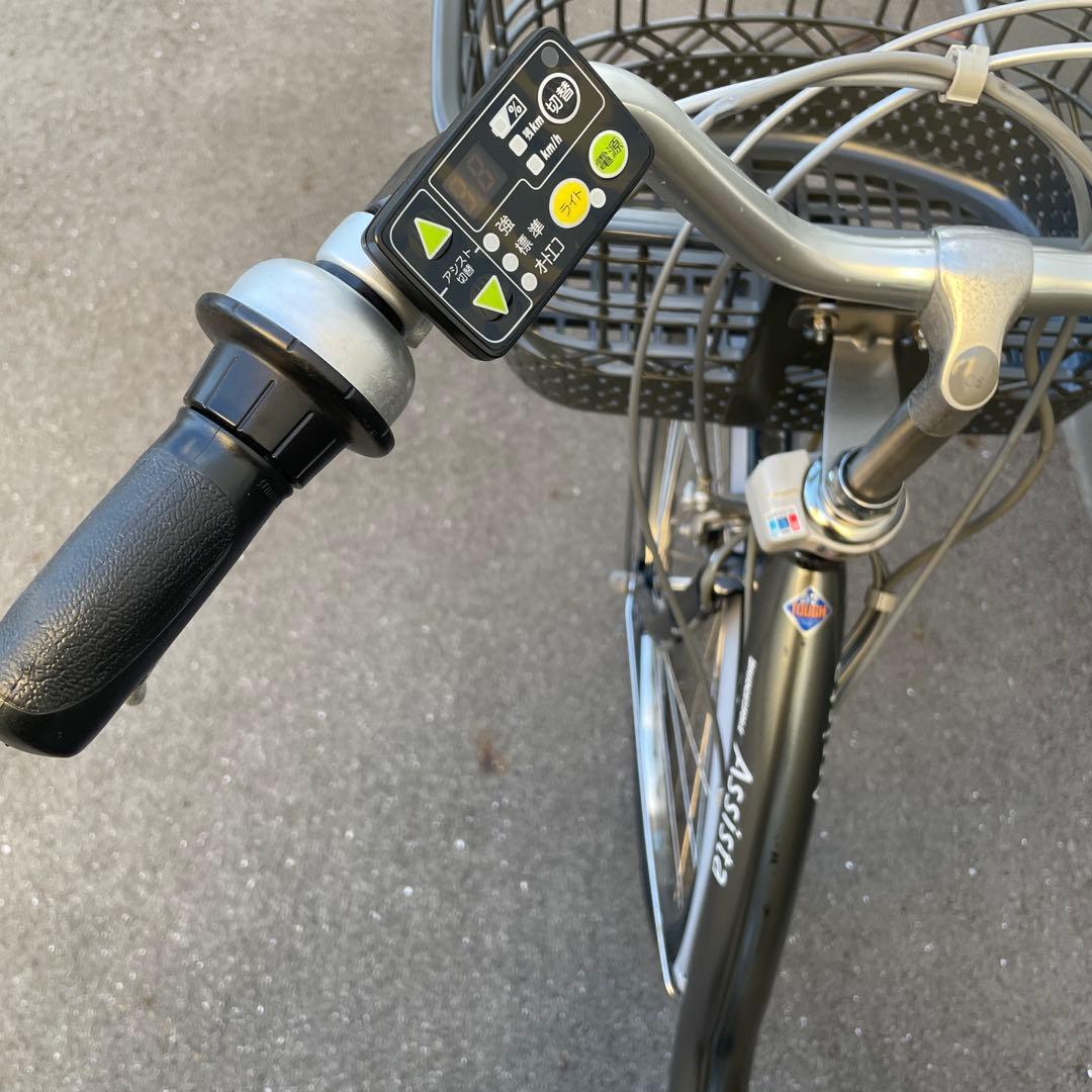 ブリヂストン電動アシスト自転車26インチ 12.3Ah グレー