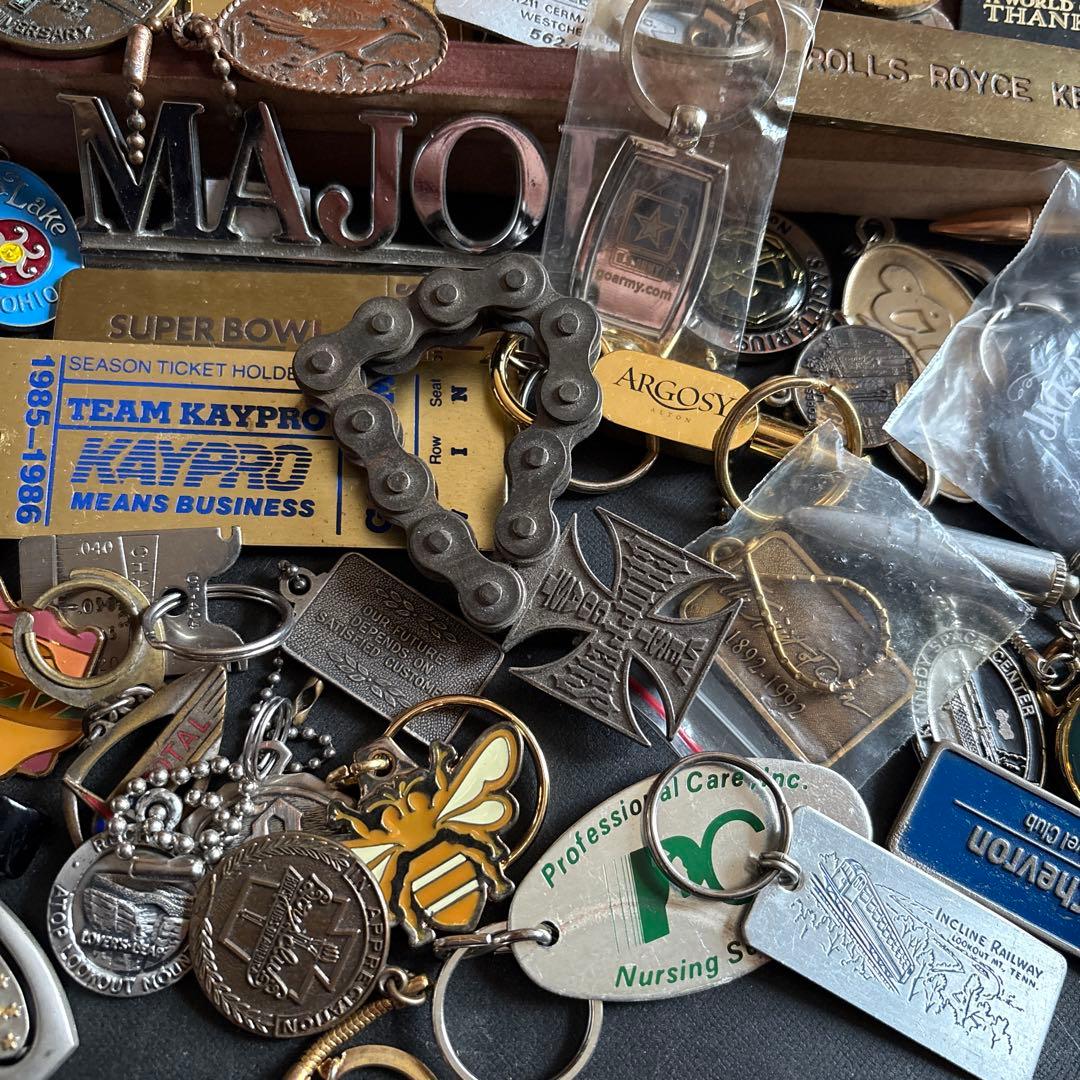 JUNK ／メタルキーチェーン／ まとめ売り／VINTAGE ／USA