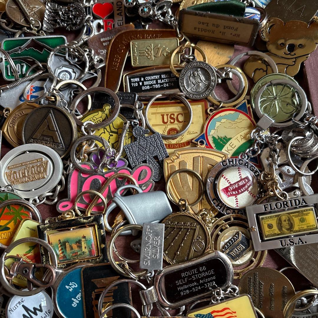 JUNK ／メタルキーチェーン／ まとめ売り／VINTAGE ／USA