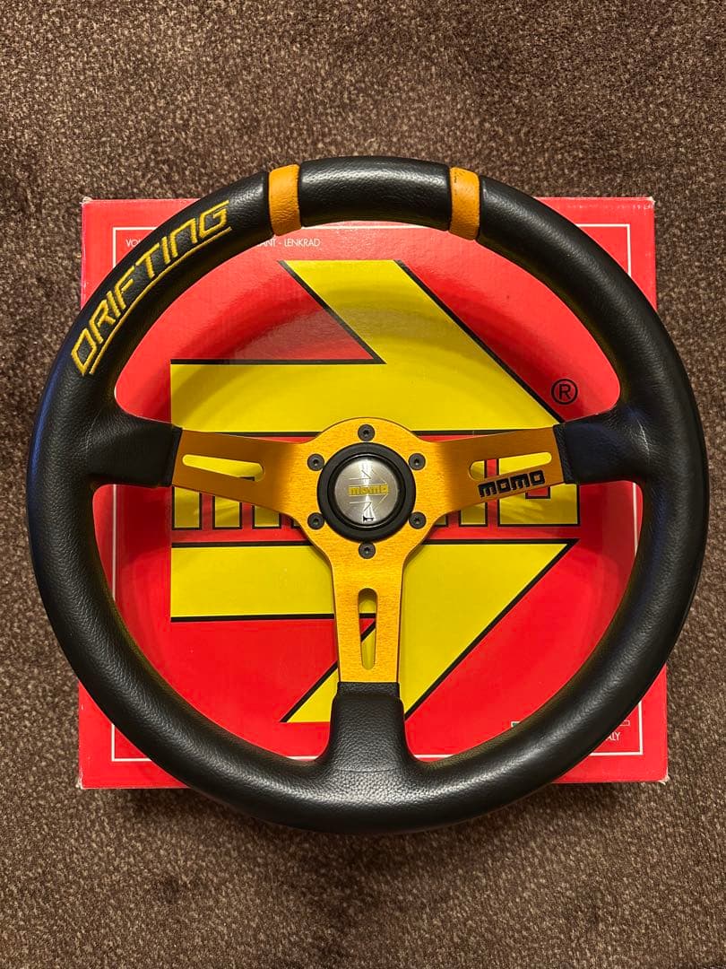 MOMOステアリング　DRIFTING JP BK/ORG 33