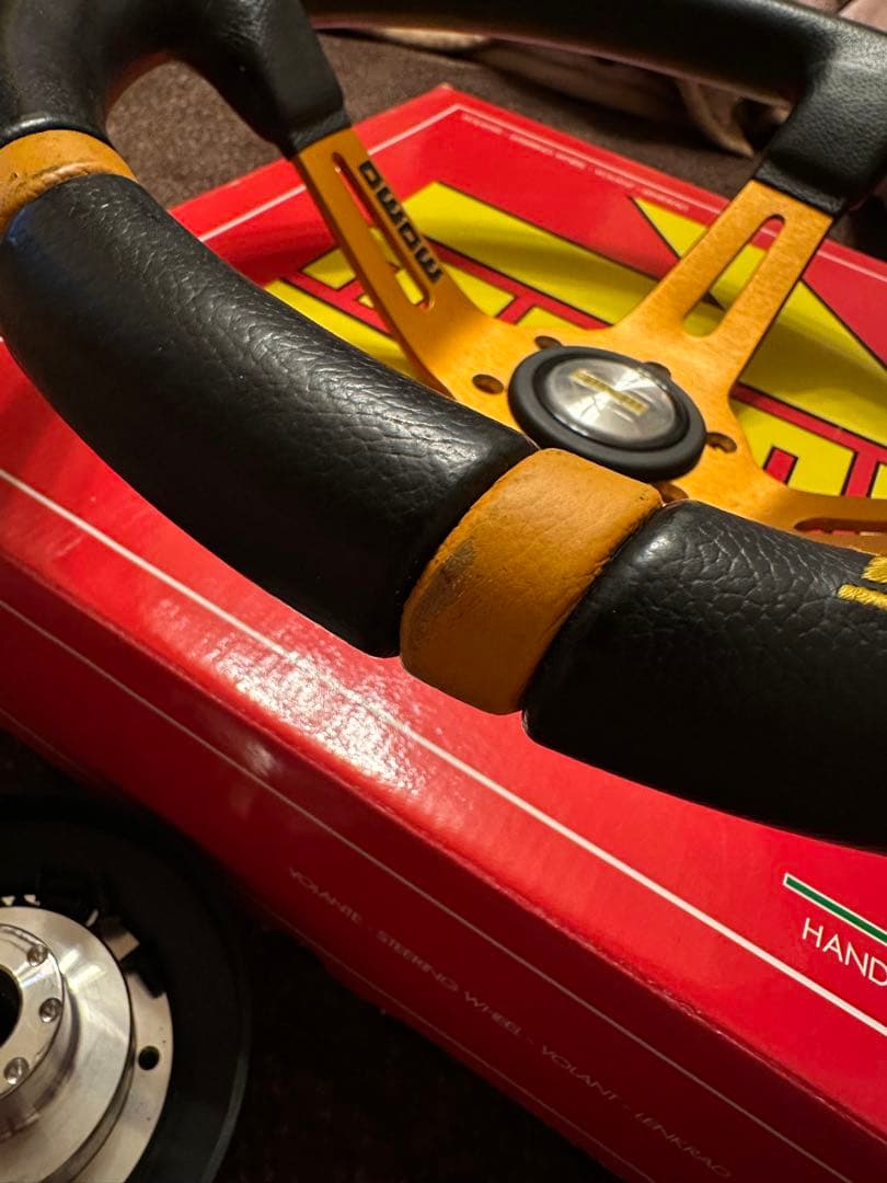 MOMOステアリング　DRIFTING JP BK/ORG 33