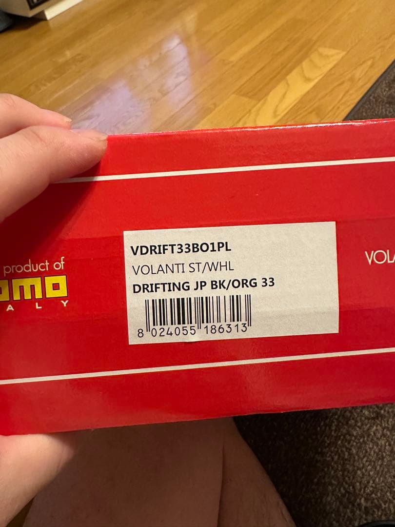 MOMOステアリング　DRIFTING JP BK/ORG 33