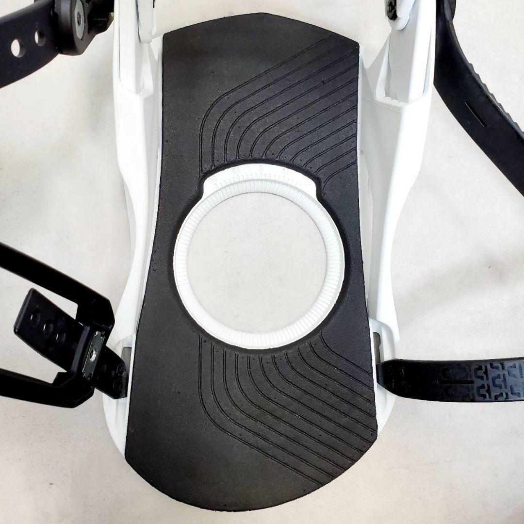 極美品 UNION フライトプロ ホワイト Mサイズ スノーボード ビンディング