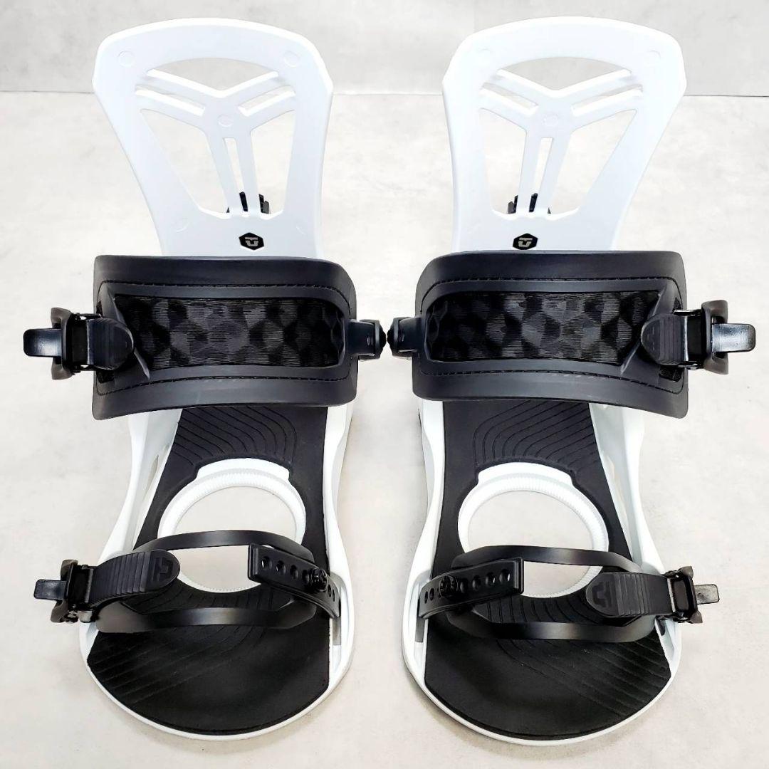 極美品 UNION フライトプロ ホワイト Mサイズ スノーボード ビンディング