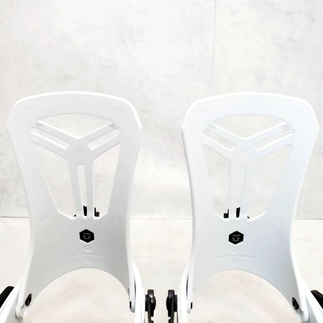 極美品 UNION フライトプロ ホワイト Mサイズ スノーボード ビンディング