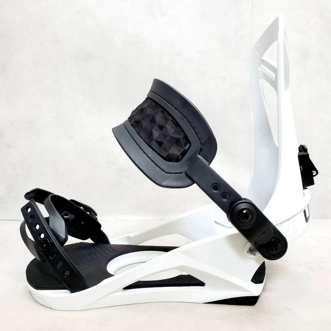 極美品 UNION フライトプロ ホワイト Mサイズ スノーボード ビンディング