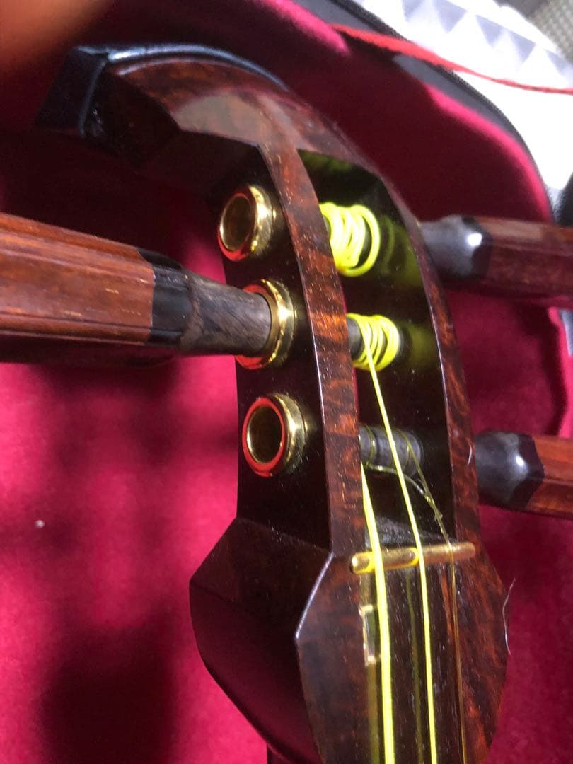 美品！津軽三味線！子持ち綾杉胴！