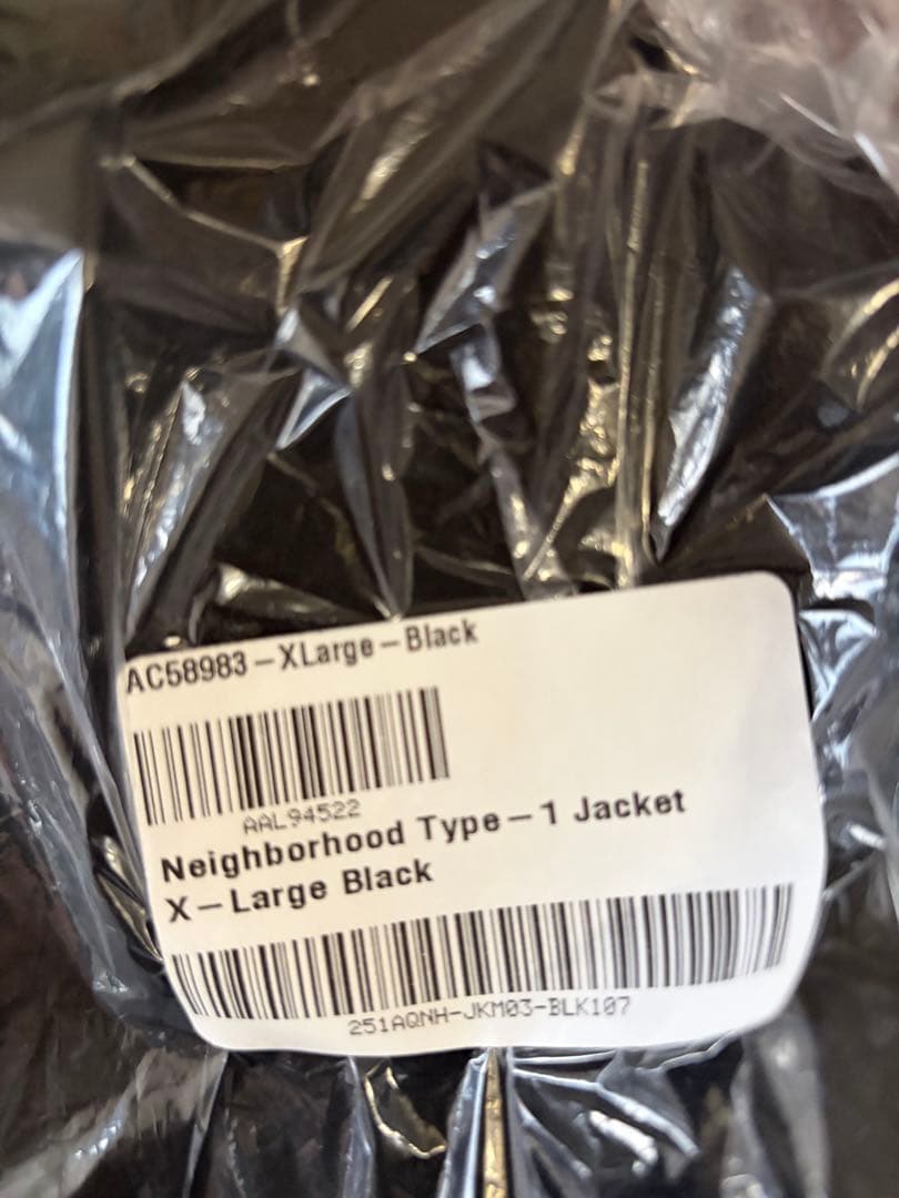 最終値下げNEIGHBORHOOD BW . TYPE-1 JACKET XL