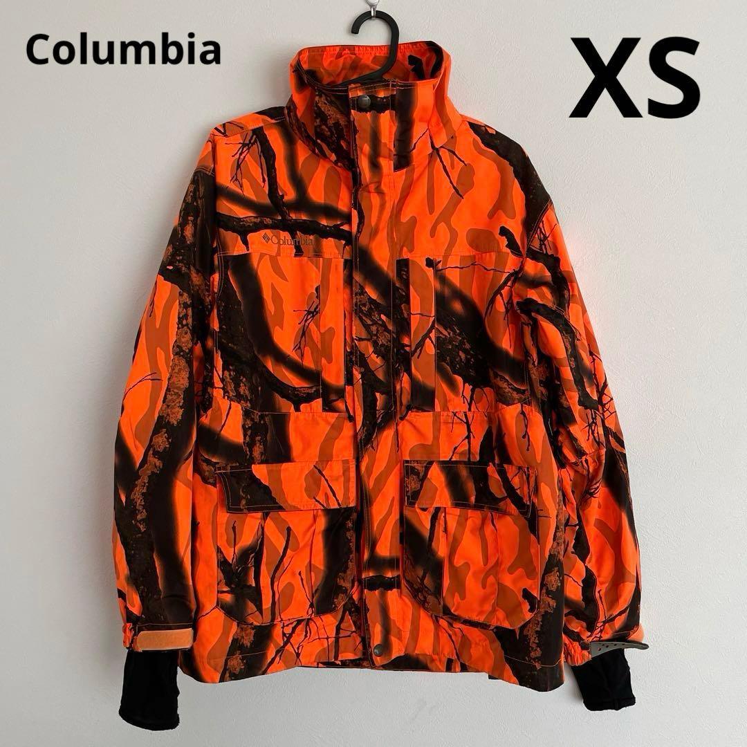 コロンビア メンズ スノボウェア XS カモフラ柄 オレンジ TITANIUM