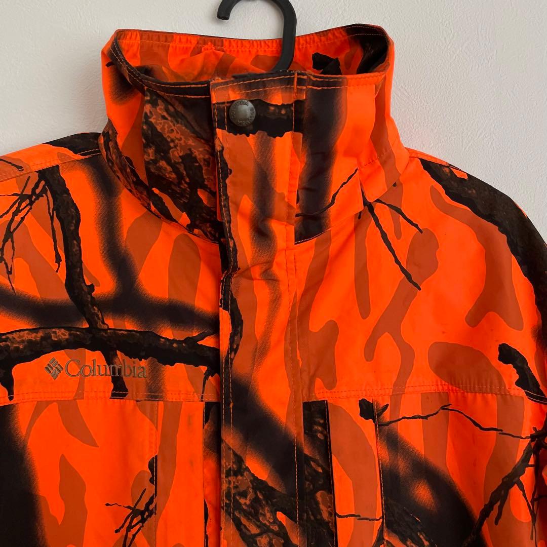コロンビア メンズ スノボウェア XS カモフラ柄 オレンジ TITANIUM