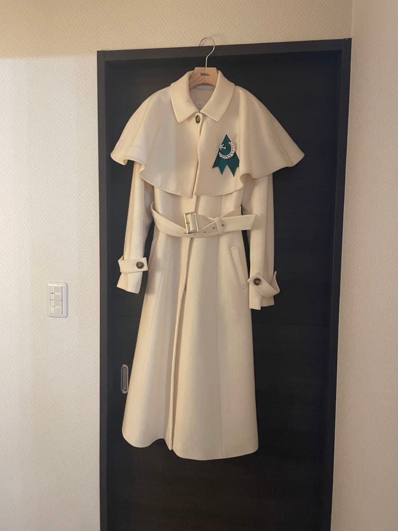 noela　2wayケープウールコート