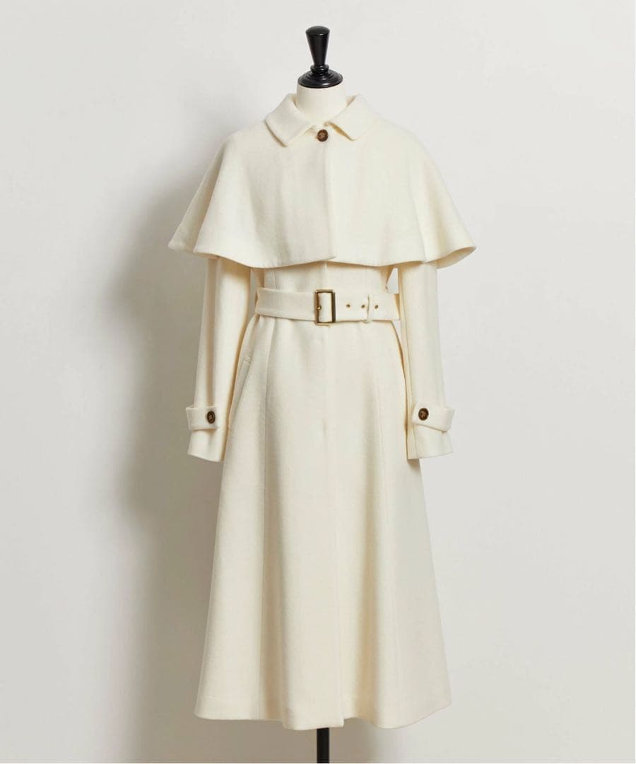 noela　2wayケープウールコート