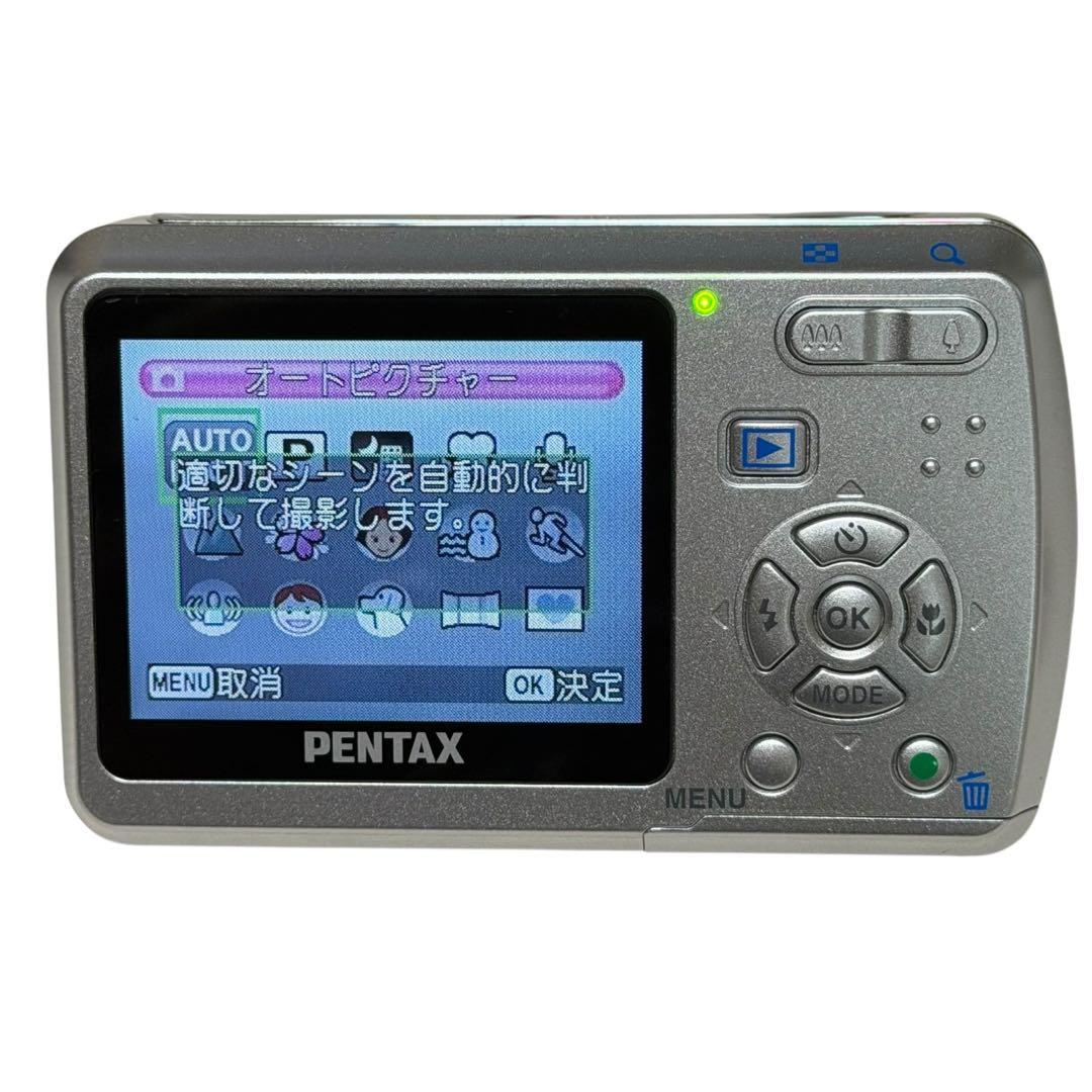 （極美品）PENTAX Optio E50 コンパクトデジカメ 乾電池式