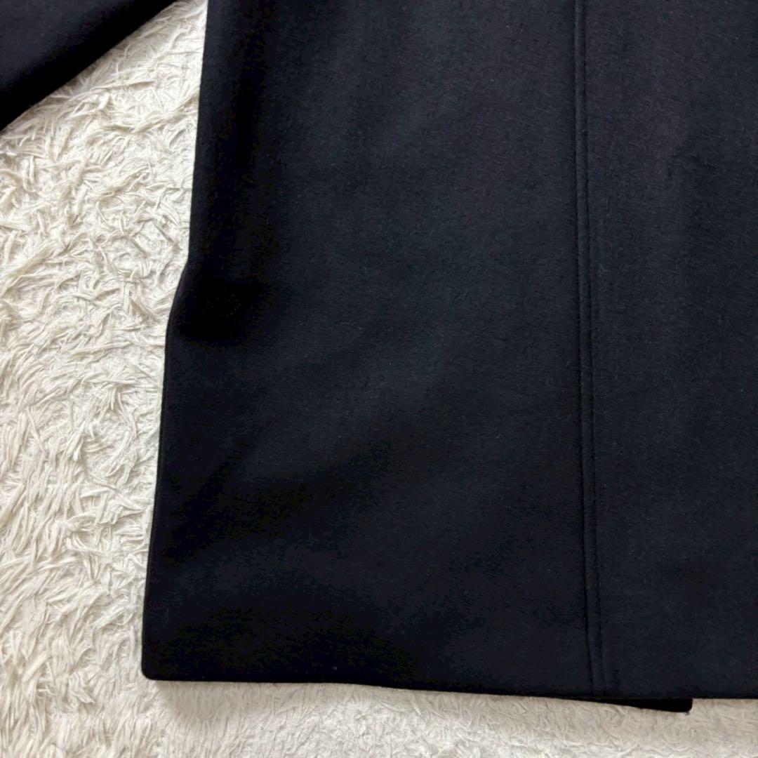 美品】Liyoca リヨカ ビーバーバンドカラーコート - メルカリ