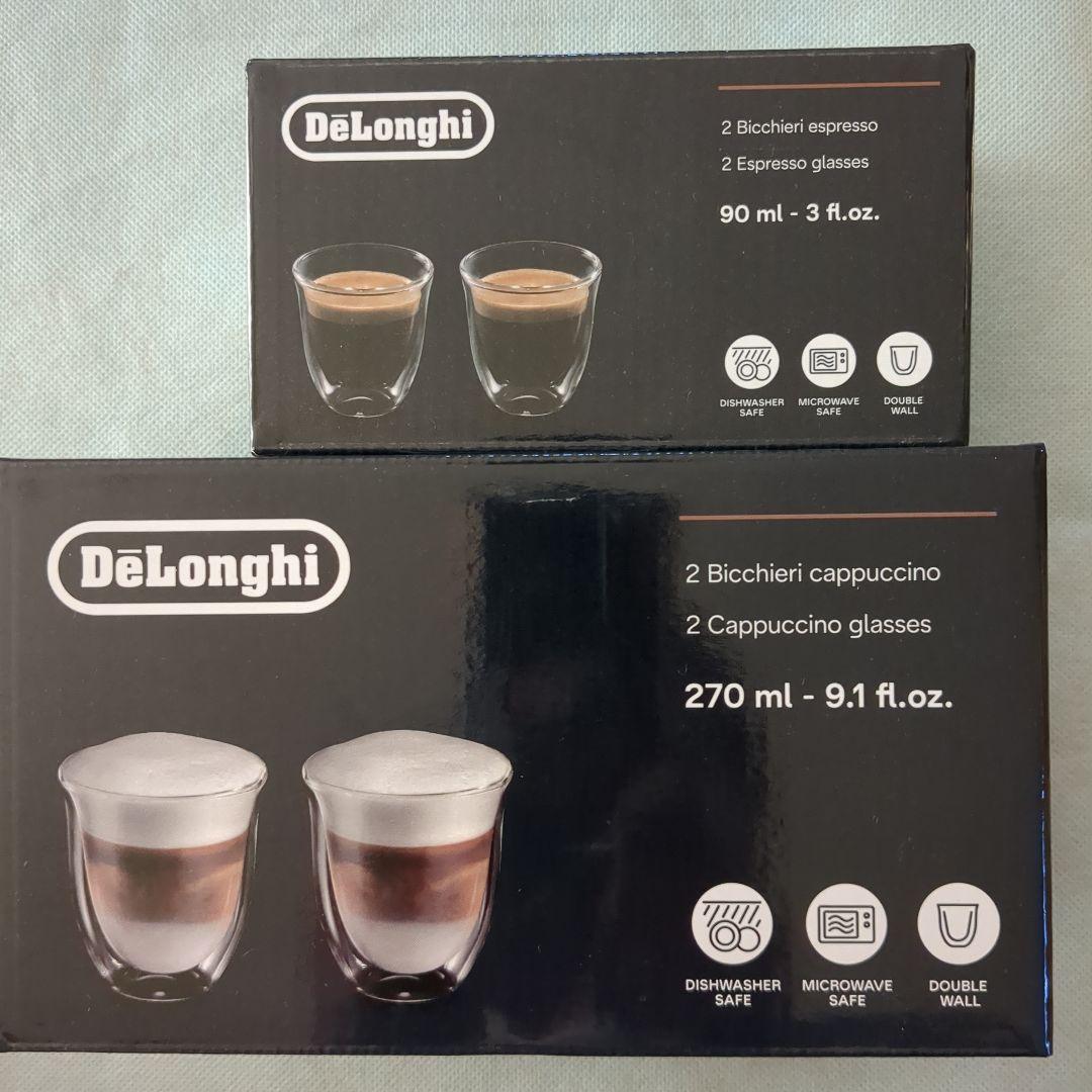 デロンギ DeLonghi グラス 4箱 & Musetti コーヒー豆6袋
