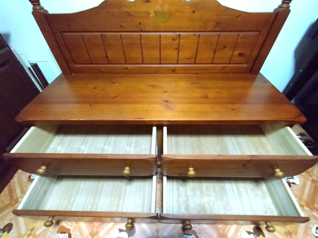 値下げ アンティーク2段ベンチ型チェスト 大阪府直接引き取りのみ(発送