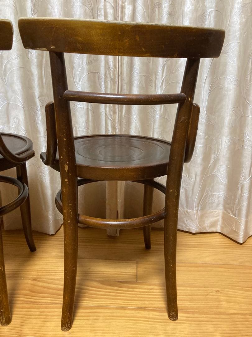 秋田木工 Akimoku ベントウッドチェア 曲げ木 椅子 2脚セット 大塚家具