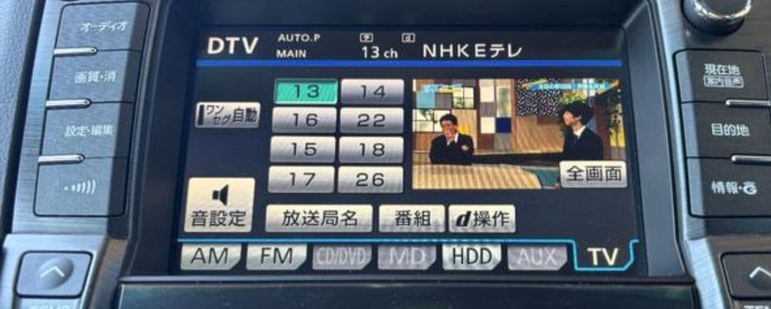 GWS204トヨタ クラウン アスリート 純正 マルチビジョン HDD ナビ