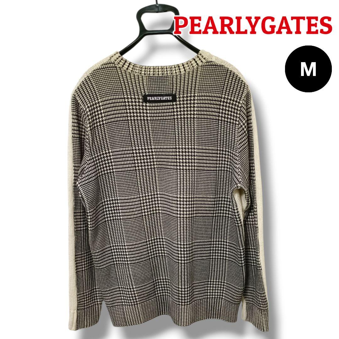 【大人の遊び心】パーリーゲイツ セーター アイボリー M メンズ ゴルフ