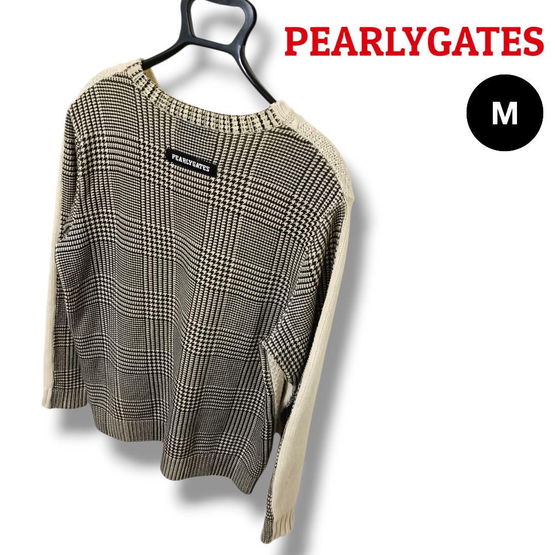 【大人の遊び心】パーリーゲイツ セーター アイボリー M メンズ ゴルフ