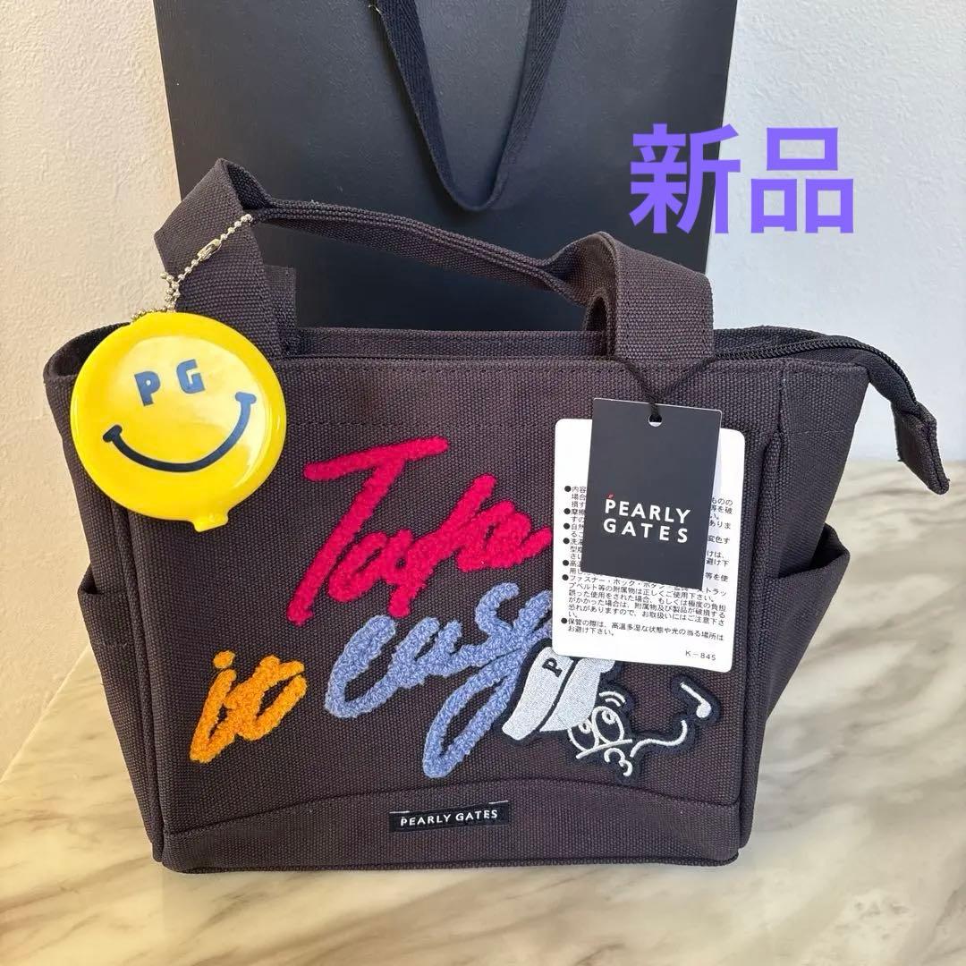 ［新品］PEARLY GATES ダークグレー バッグ