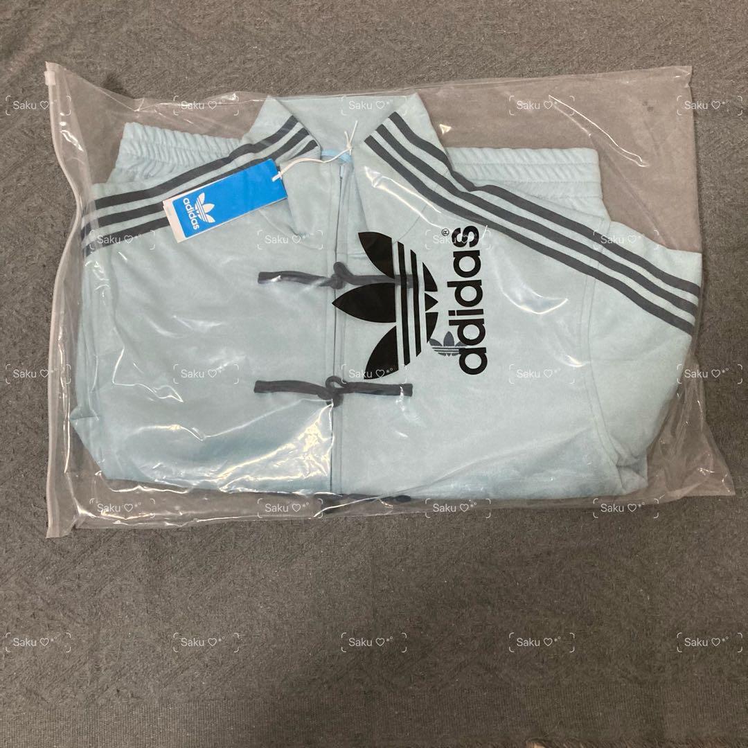 Queen樣専用アディダス 蛇年トラックジャケットライトブルー XLサイズ