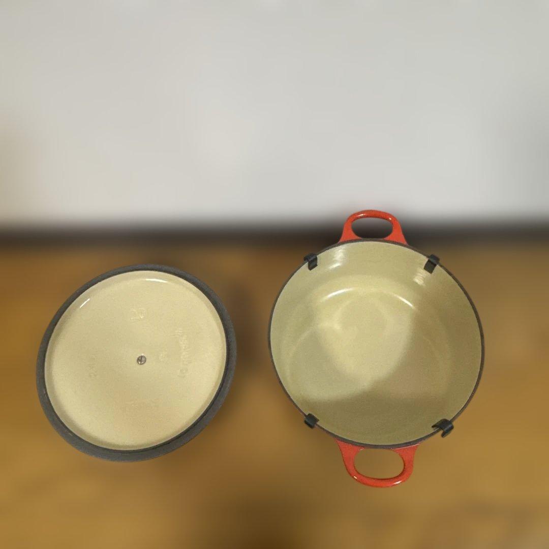 ル・クルーゼ ココットロンド 鍋 20cm レッド