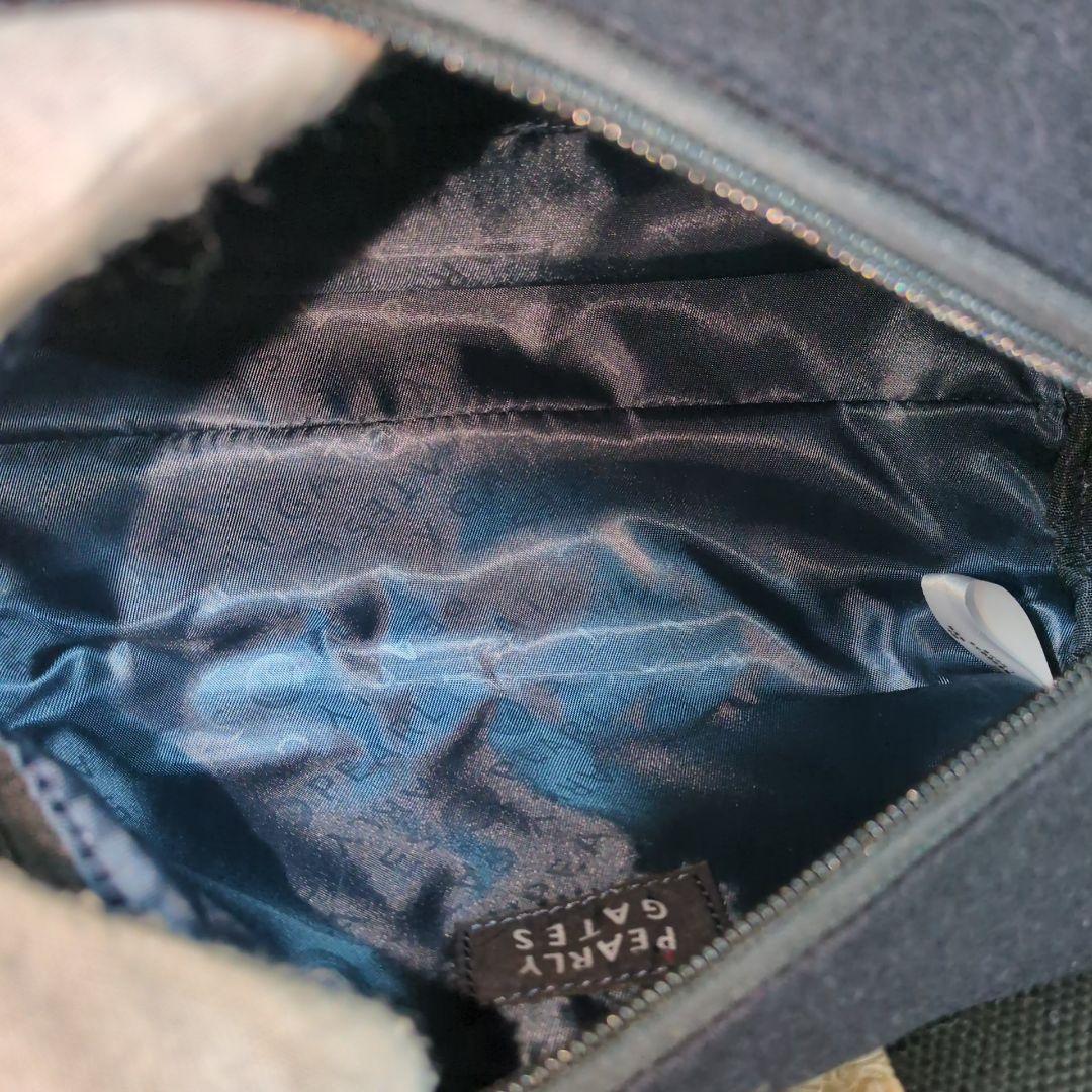 パーリーゲイツ カートバッグ 2way ワッペン キャンバス ブラック