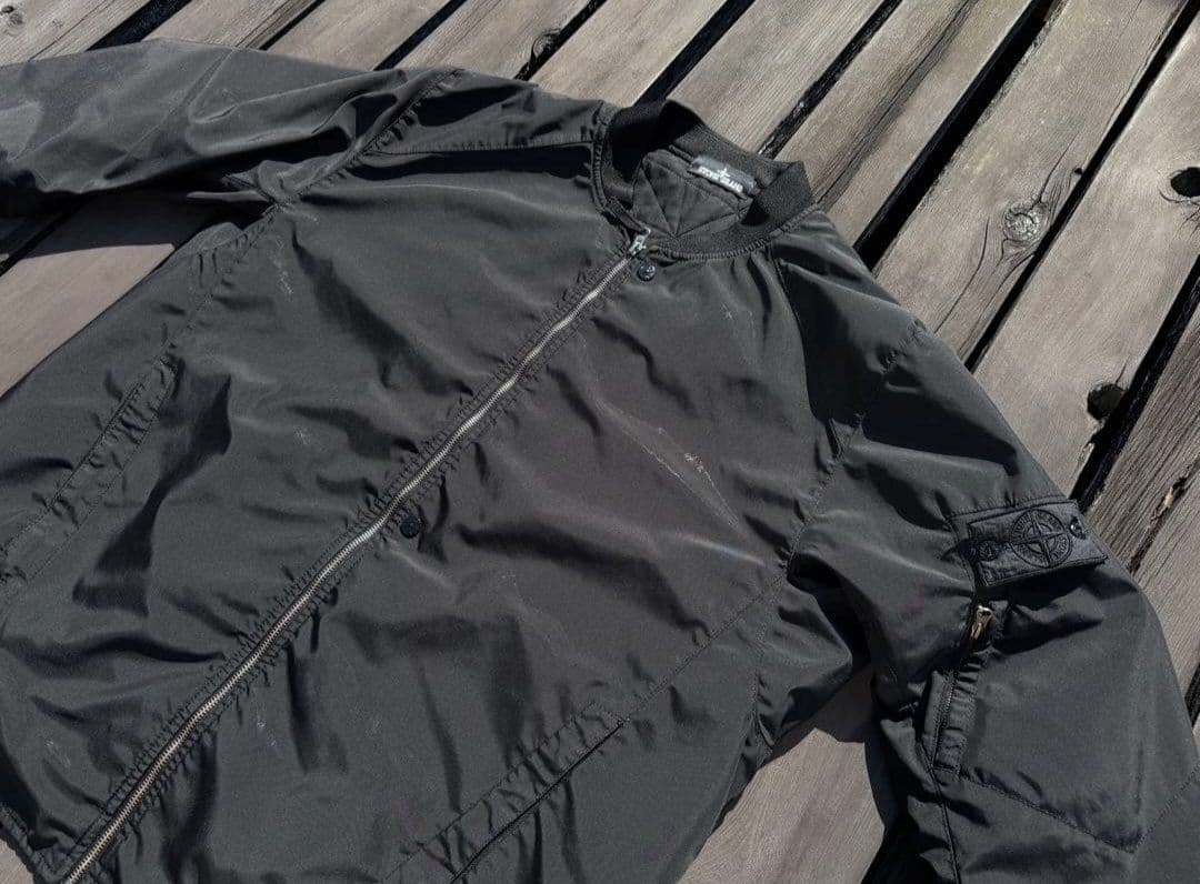 ジャケット・アウター Garment Dyed Diagonal Weave MA-1 Bomber