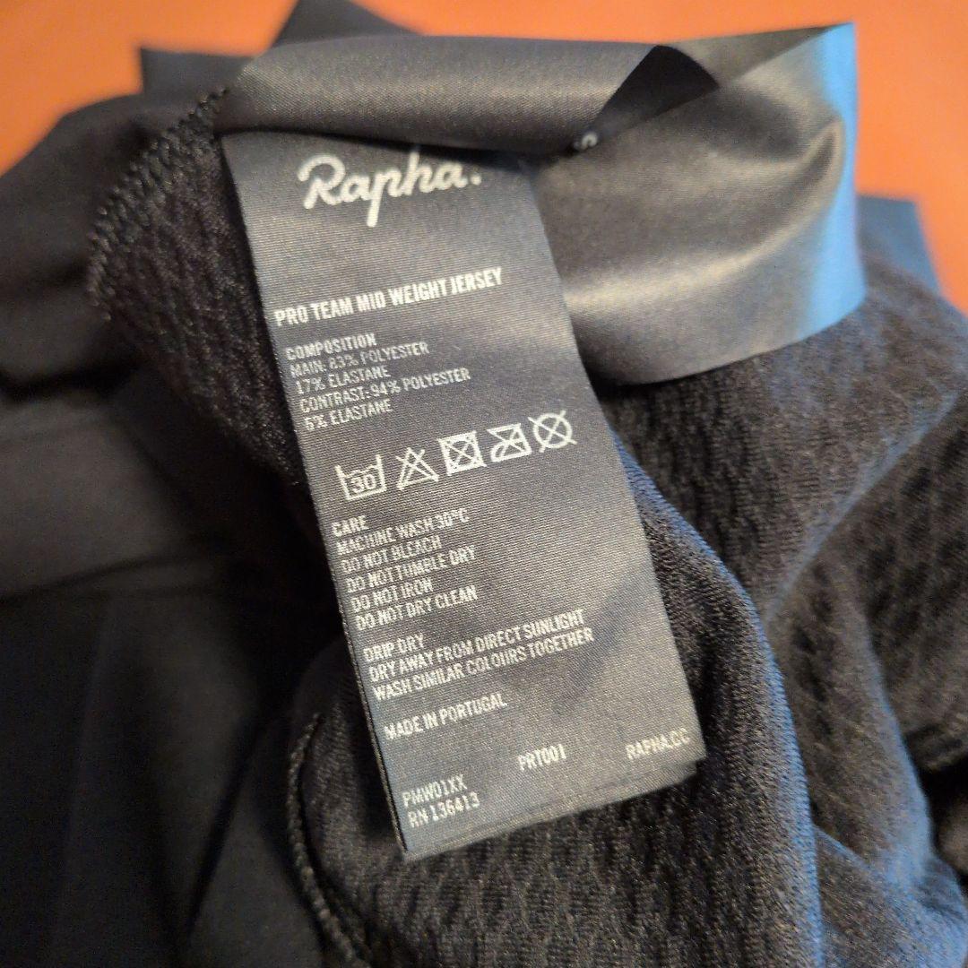 Rapha mid weight Jersey メンズ ブラック 半袖 M
