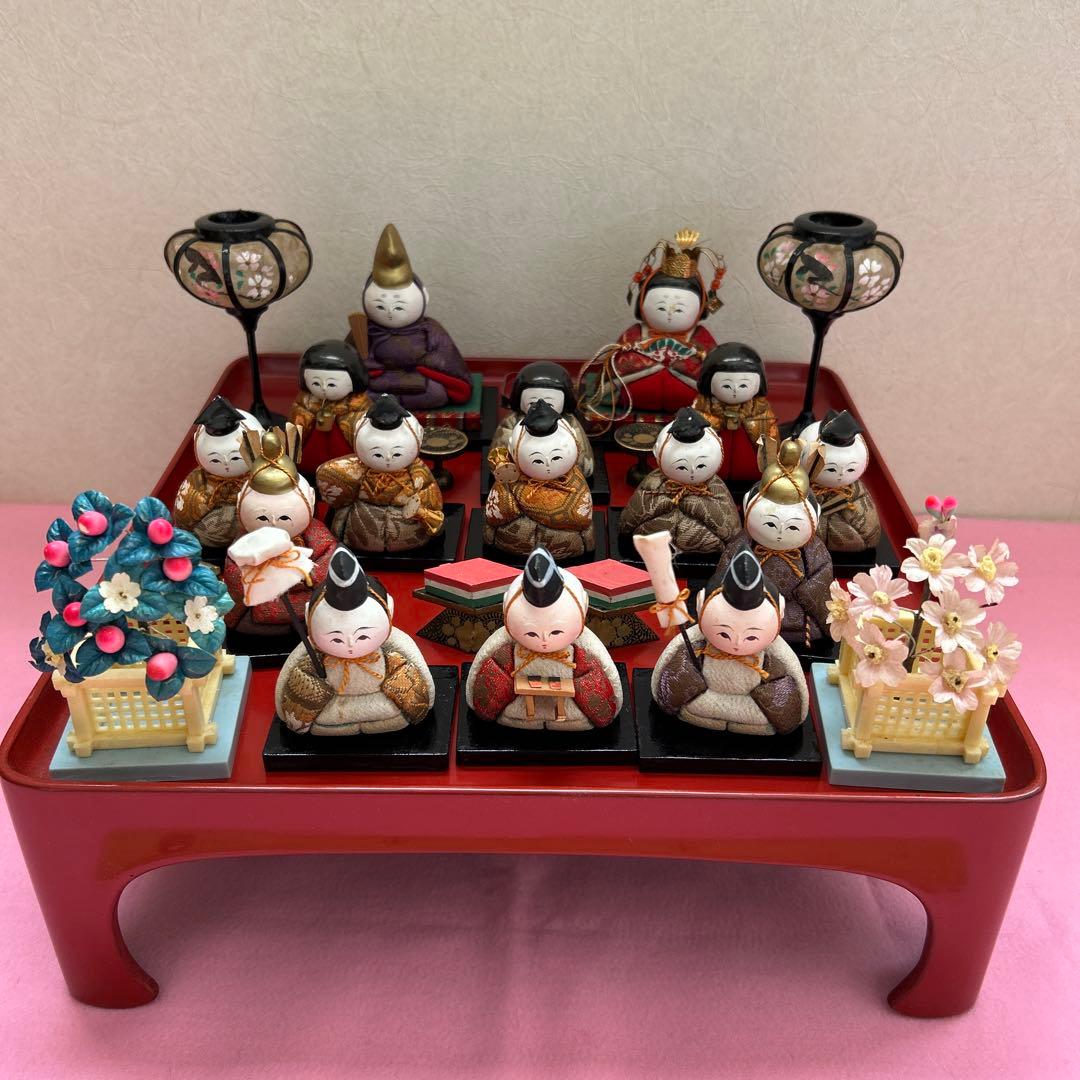 豆雛 雛人形 雛道具 お雛様 昭和レトロ - メルカリ